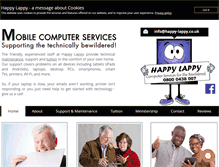 Tablet Screenshot of happy-lappy.com